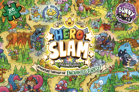 Jamie Smart’s Hero Slam Jigsaw Puzzle by Jamie Smart, Jamie Smart