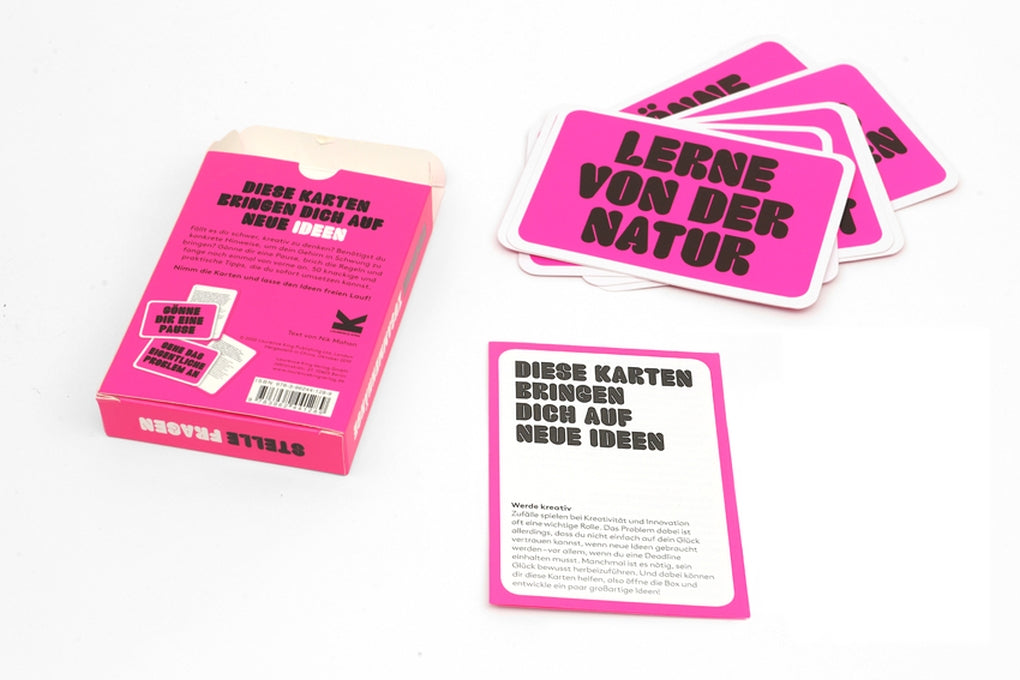 Diese Karten bringen dich auf neue Ideen by Nik Mahon, Frederik Kugler