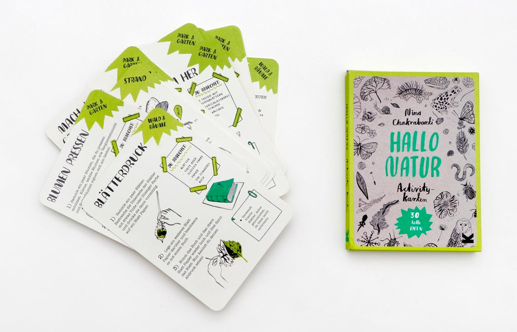 Hallo Natur Activity-Karten by Anna Claybourne, Nina Chakrabarti, Sarah Pasquay