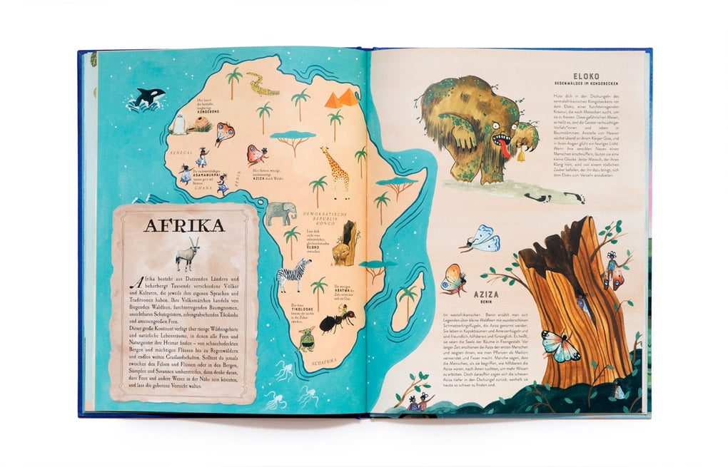 Der Feen-Atlas by Anna Claybourne, Miren Asiain Lora, Frederik Kugler