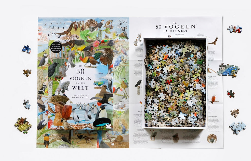 In 50 Vögeln um die Welt by Ryuto Miyake, Mike Unwin