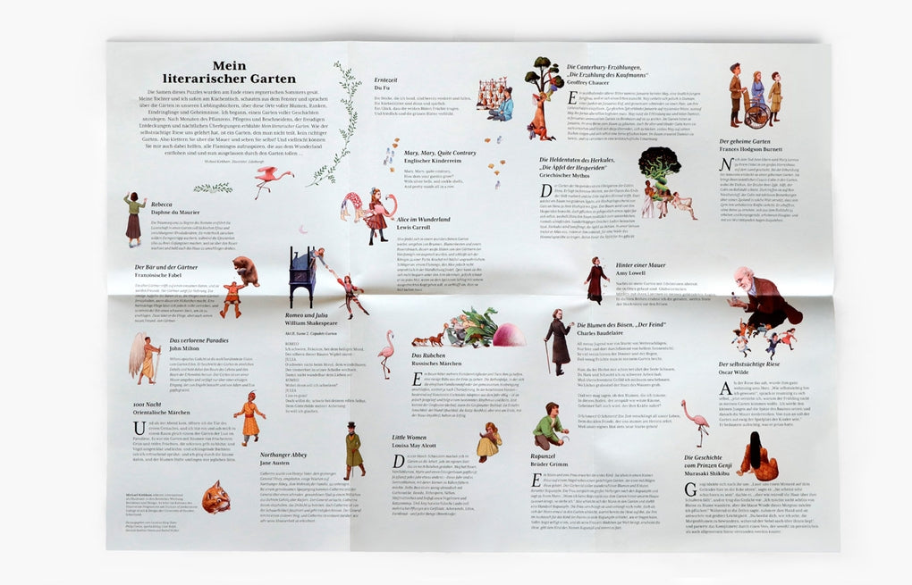 Mein literarischer Garten by Michael Kirkham