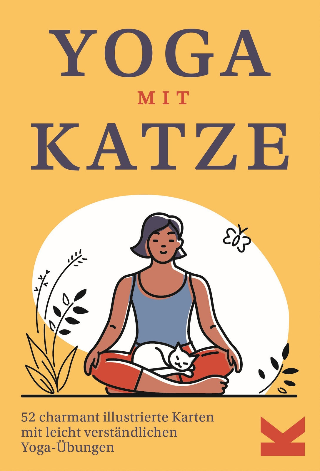 Yoga mit Katze by Sam Hart