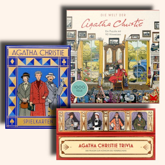 Das große Agatha Christie Erlebnis-Set - Puzzle, Trivia & Spielkarten