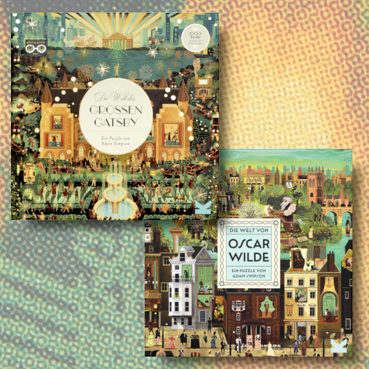 Literatur-Puzzle-Bundle: Gatsby & Oscar Wilde
