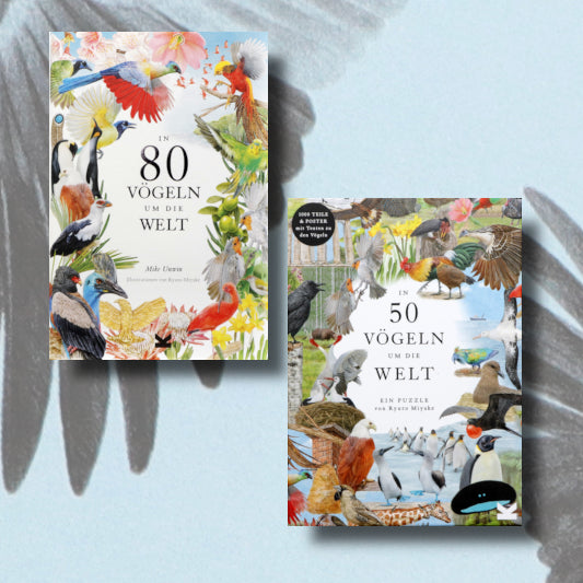 In 80 Vögeln um die Welt - Buch & Puzzle Bundle