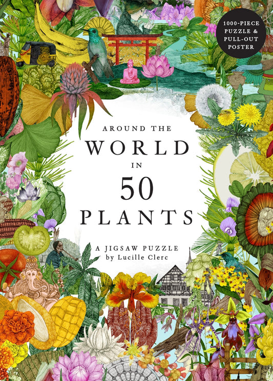 Around the World in 50 Plants by Jonathan Drori, Lucille Clerc