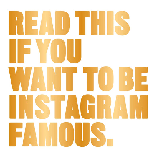 Read This if You Want to Be Instagram Famous by Henry Carroll (Series Editor)
