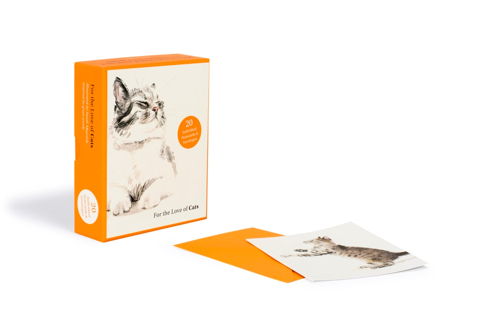 For the Love of Cats: 20 Individual Notecards and Envelopes by Ana Sampson