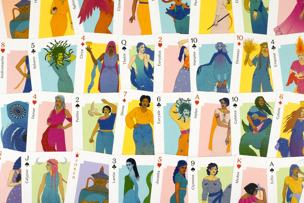 Greek Goddesses Playing Cards by Natalie Haynes, Natalie Foss