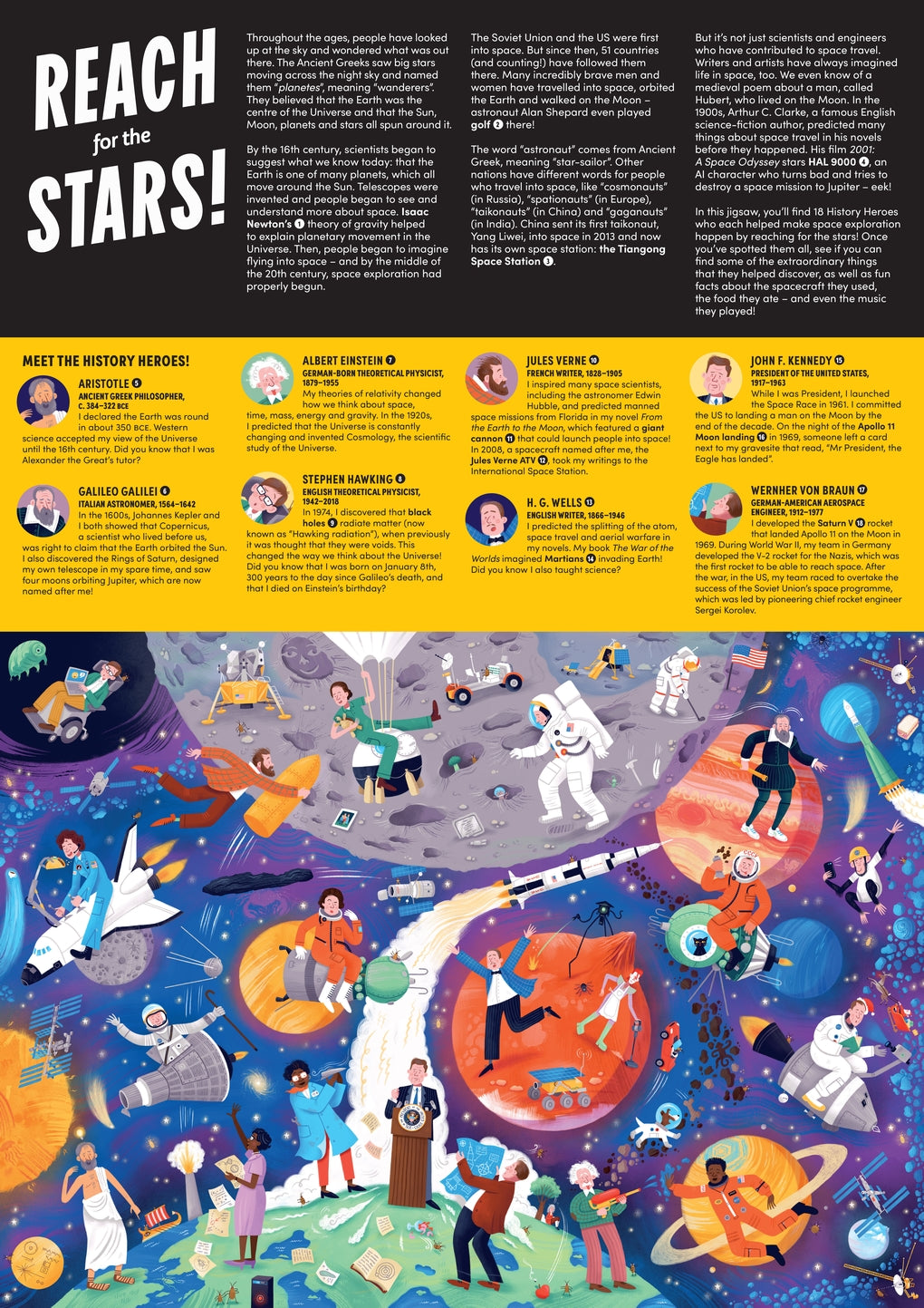 Reach for the Stars! by History Heroes, Wesley Robins