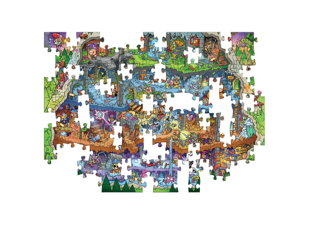 Jamie Smart's Hero Slam Jigsaw Puzzle: Inside the Temple of the Cat Demon by Jamie Smart