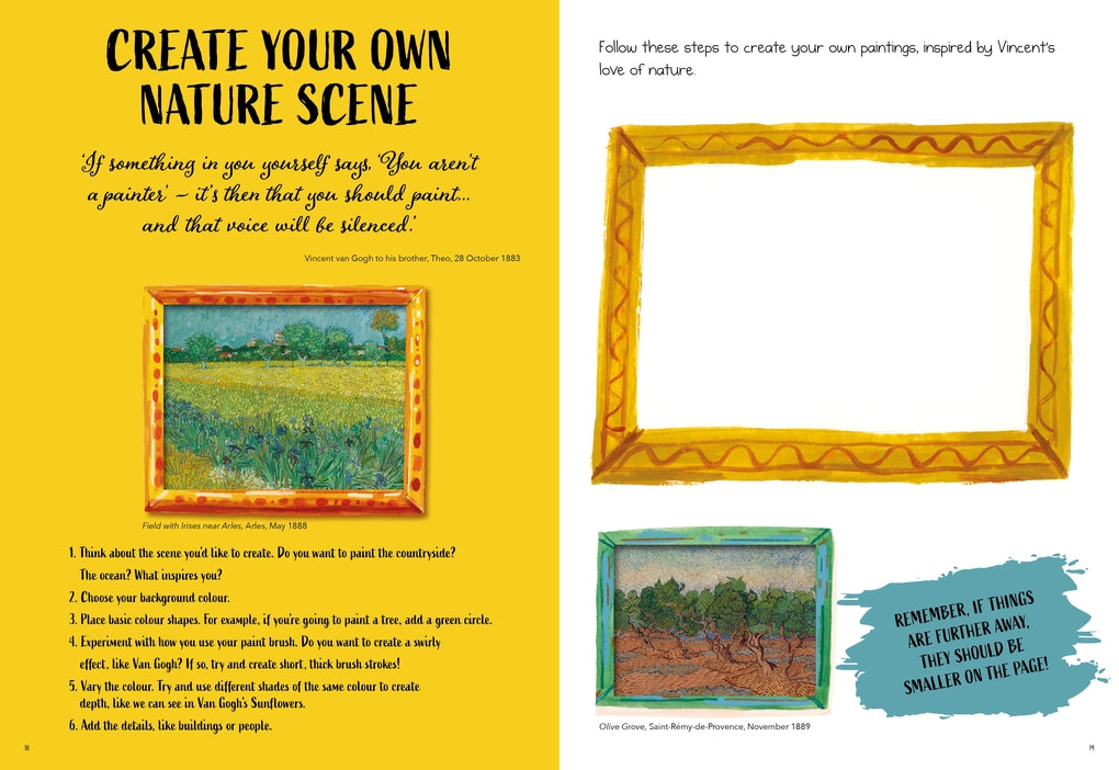 Make Art with Van Gogh: An Art Activity Book