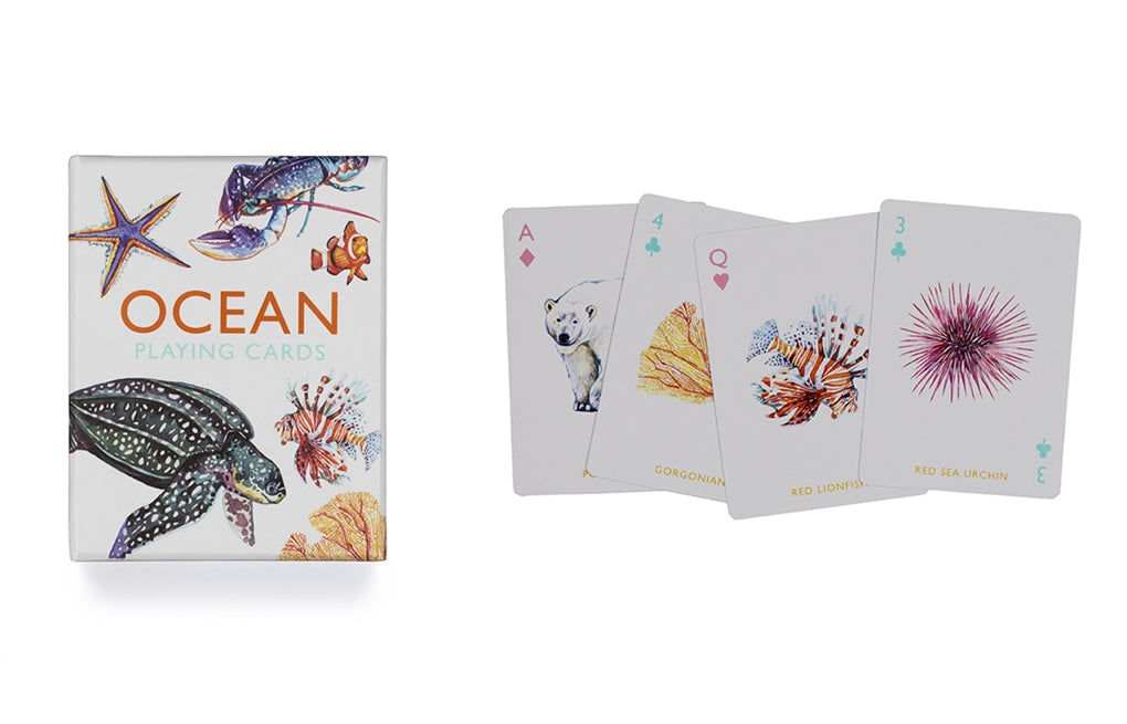Ocean Playing Cards by Holly Exley, Magma Publishing Ltd