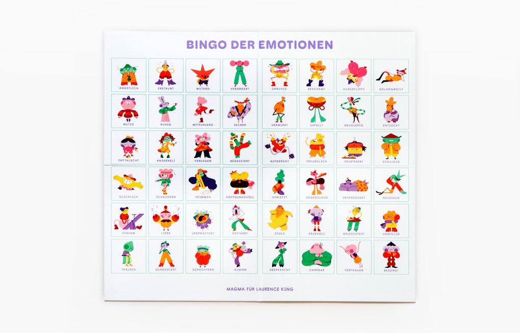 Bingo der Emotionen - Entdecke deine Gefühle by Emily Midouhas, Bee Grandinetti, Frederik Kugler