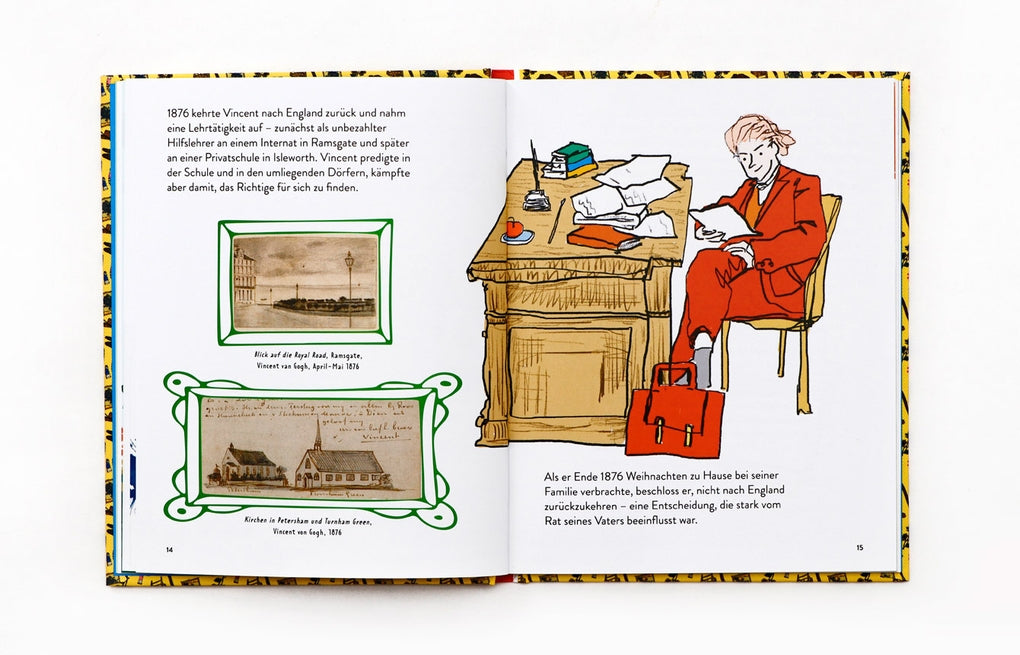 Kleine Bibliothek großer Persönlichkeiten: Vincent van Gogh by Emma Adams