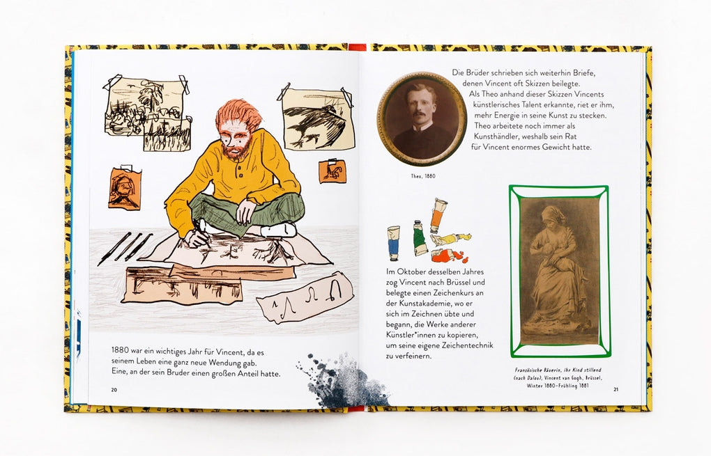 Kleine Bibliothek großer Persönlichkeiten: Vincent van Gogh by Emma Adams