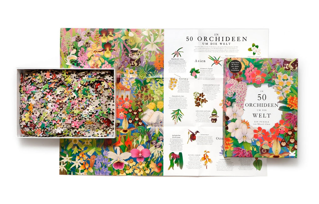 In 50 Orchideen um die Welt by Whooli Chen