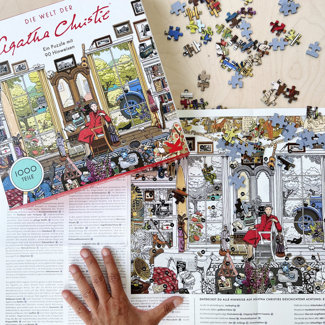 Das große Agatha Christie Erlebnis-Set - Puzzle, Trivia & Spielkarten