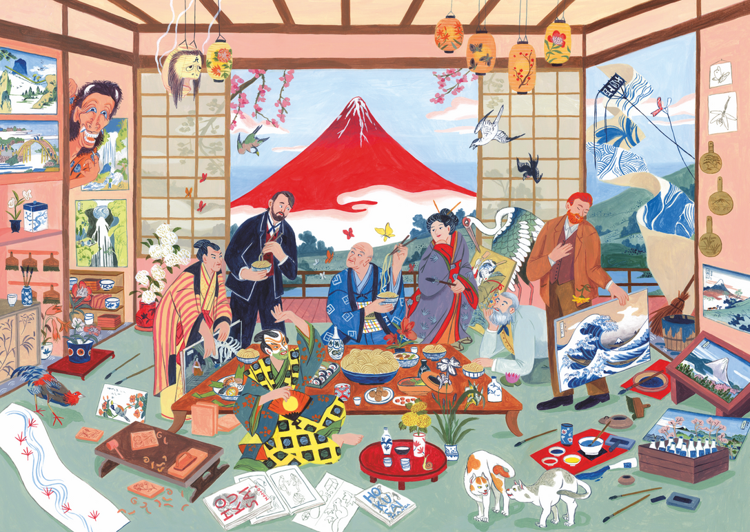 Dinner with Hokusai