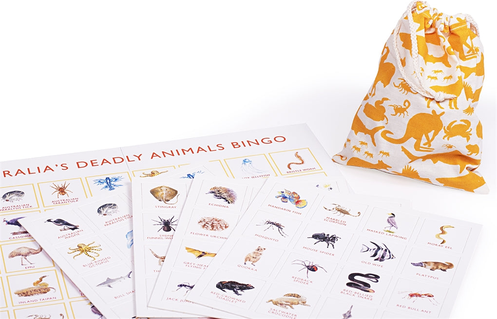 Australia's Deadly Animals Bingo by Marcel George, Magma Publishing Ltd