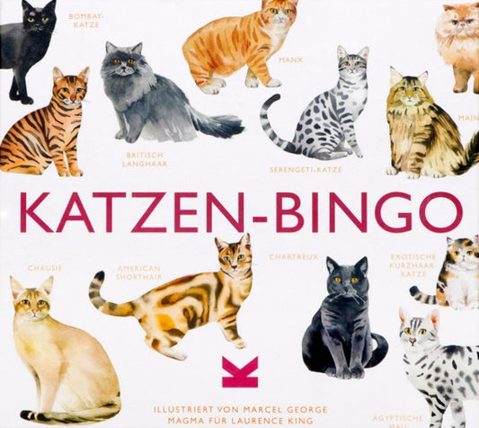 Katzen-Bingo by Marcel George, Frederik Kugler, Laurence King Publishing