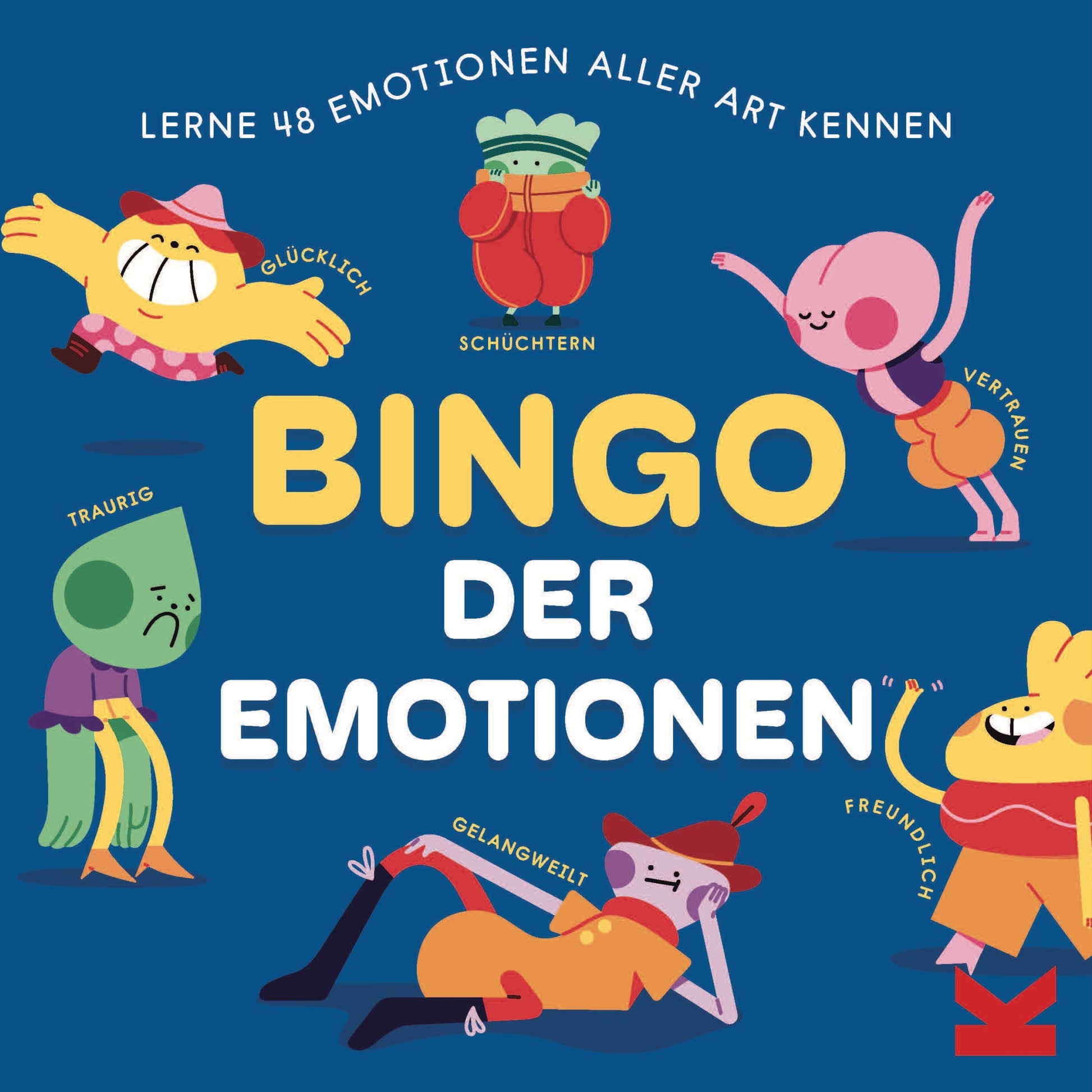 Bingo der Emotionen - Entdecke deine Gefühle by Emily Midouhas, Bee Grandinetti, Frederik Kugler